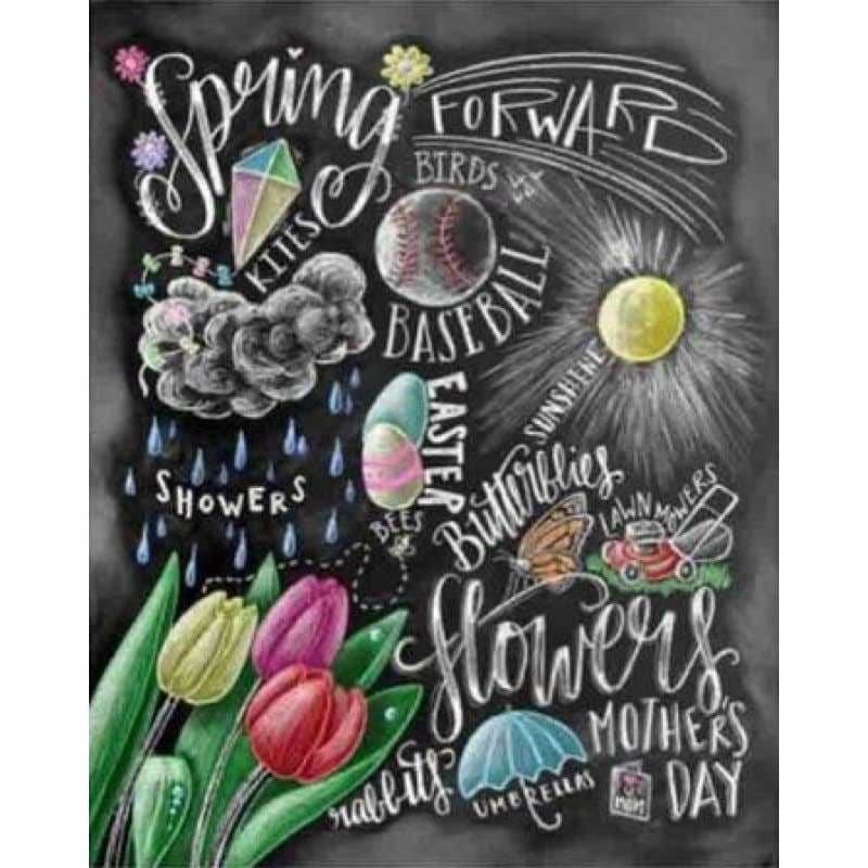 Full Drill - 5D Diamond Painting Kits Spring Flower