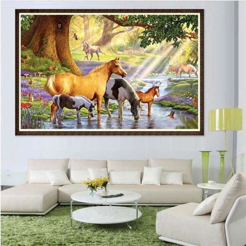 Full Drill - 5D Diamond Painting Kits Warm and Sweet Forest