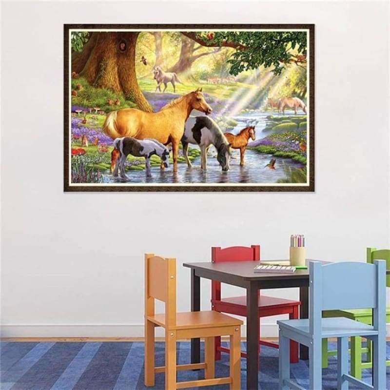 Full Drill - 5D Diamond Painting Kits Warm and Sweet Forest