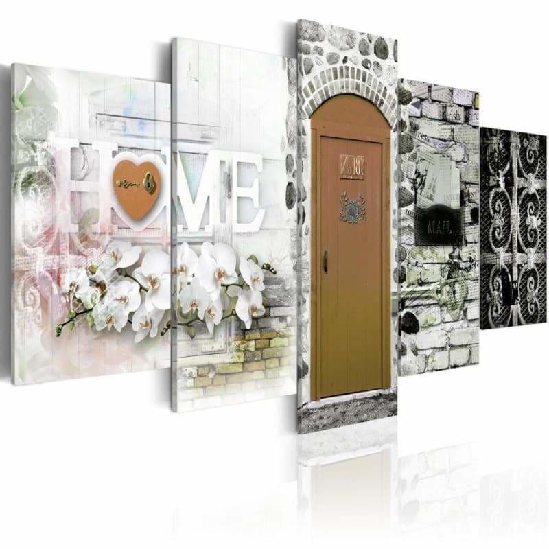 Full Drill - 5D DIY Diamond Painting Kits 5pcs Sweet Home