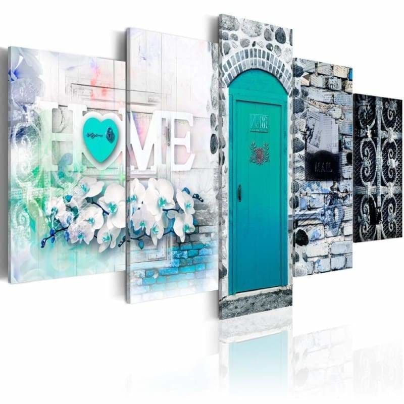 Full Drill - 5D DIY Diamond Painting Kits 5pcs Sweet Home