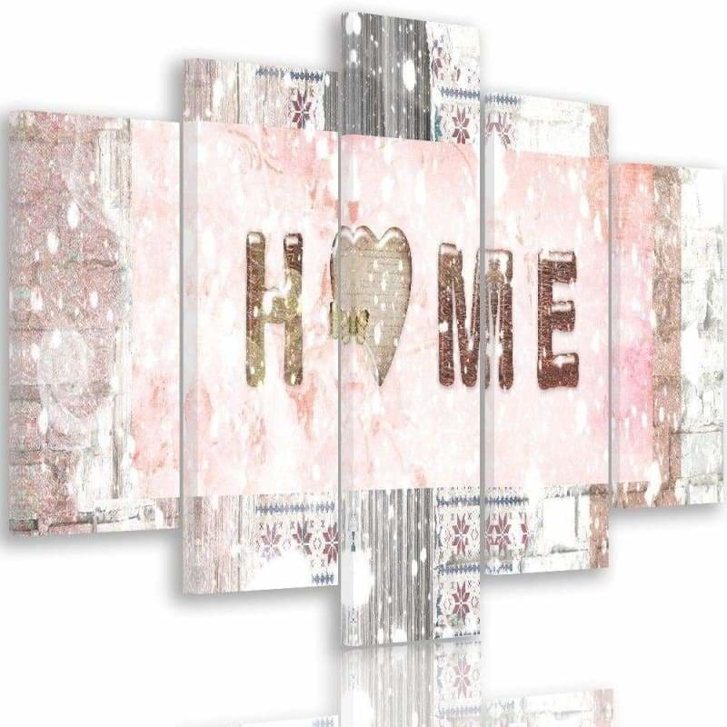 Full Drill - 5D DIY Diamond Painting Kits 5pcs Sweet Home