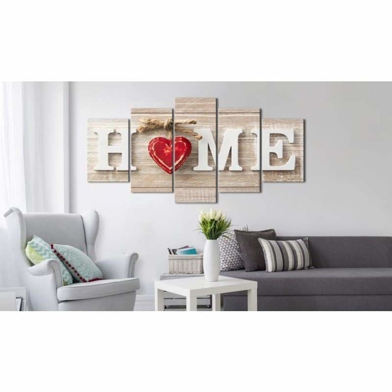 Full Drill - 5D DIY Diamond Painting Kits 5pcs Sweet Home