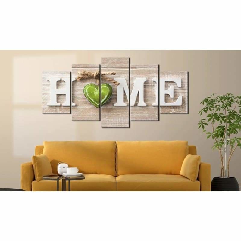 Full Drill - 5D DIY Diamond Painting Kits 5pcs Sweet Home