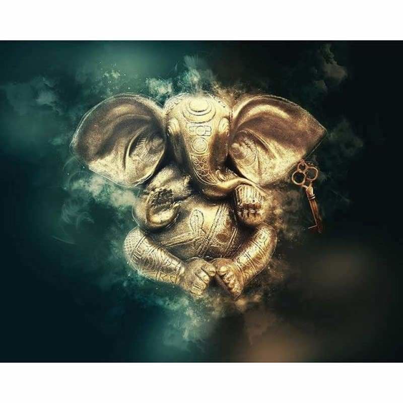 Full Drill - 5D DIY Diamond Painting Kits Animal Elephant -