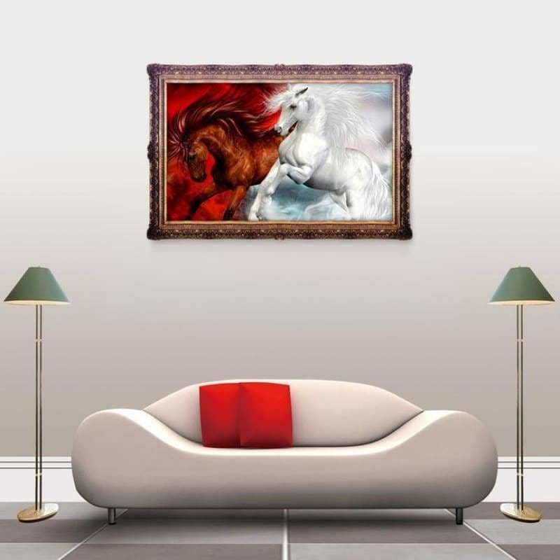 Full Drill - 5D DIY Diamond Painting Kits Artistic Red and