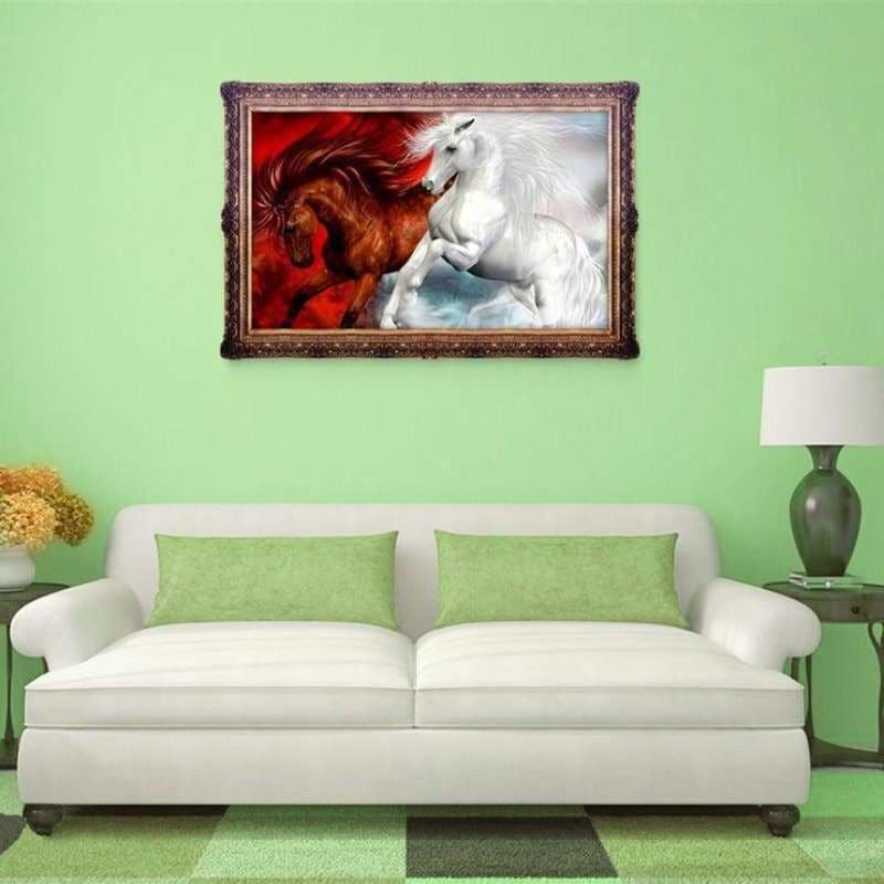 Full Drill - 5D DIY Diamond Painting Kits Artistic Red and