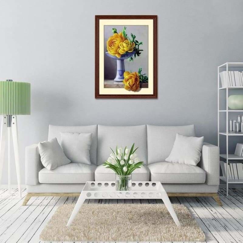 Full Drill - 5D DIY Diamond Painting Kits Artistic Yellow