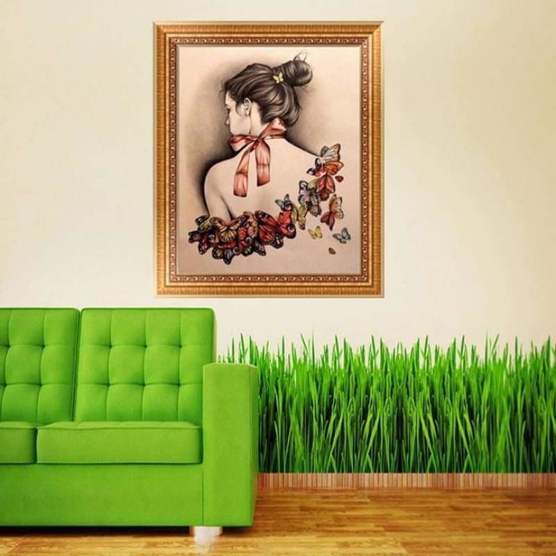 Full Drill - 5D DIY Diamond Painting Kits Beautiful Back of