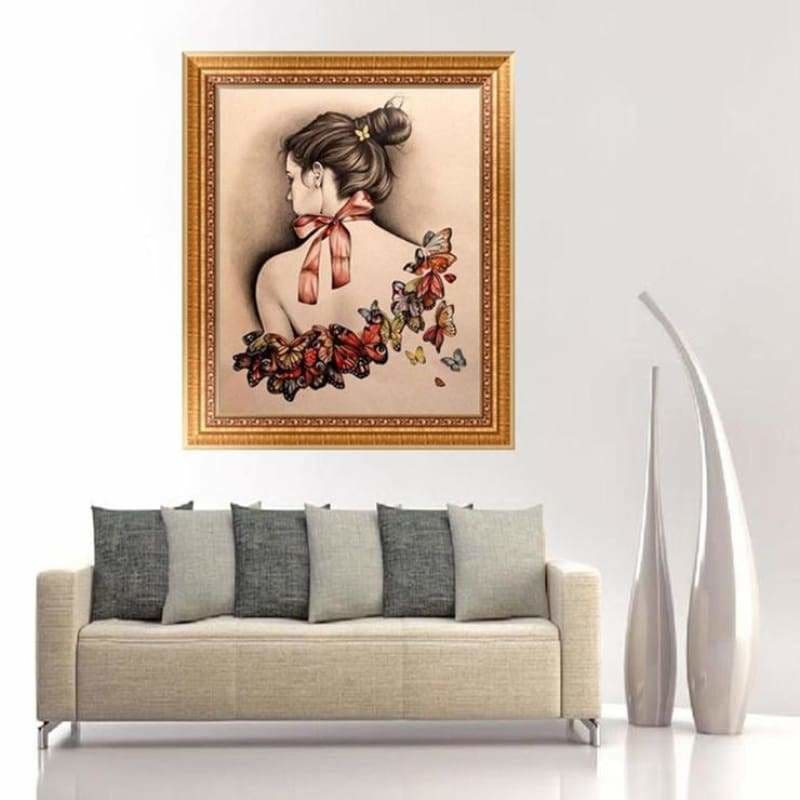 Full Drill - 5D DIY Diamond Painting Kits Beautiful Back of