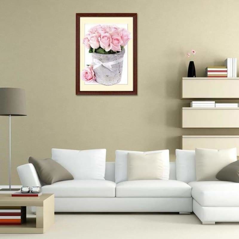 Full Drill - 5D DIY Diamond Painting Kits Beautiful Pink