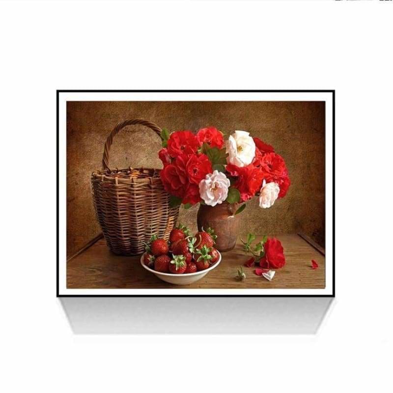 Full Drill - 5D DIY Diamond Painting Kits Beautiful Red And