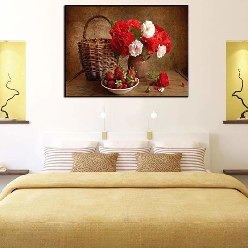 Full Drill - 5D DIY Diamond Painting Kits Beautiful Red And