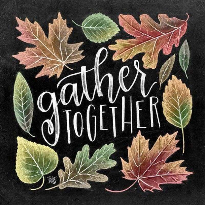 Full Drill - 5D DIY Diamond Painting Kits Blackboard Gather