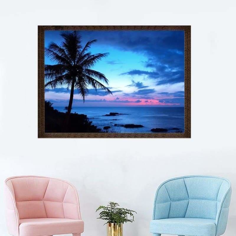 Full Drill - 5D DIY Diamond Painting Kits Blue Style Sea