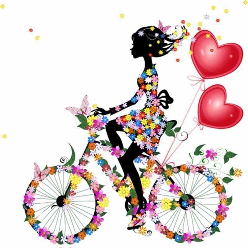 Full Drill - 5D DIY Diamond Painting Kits Butterfly Bicycle