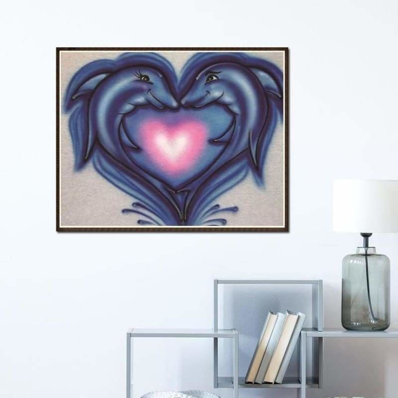 Full Drill - 5D DIY Diamond Painting Kits Carton Love Heart