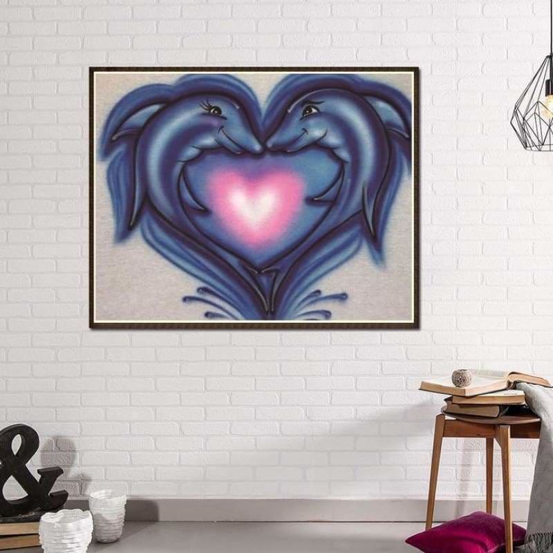 Full Drill - 5D DIY Diamond Painting Kits Carton Love Heart