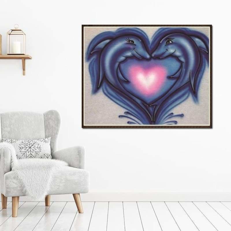 Full Drill - 5D DIY Diamond Painting Kits Carton Love Heart