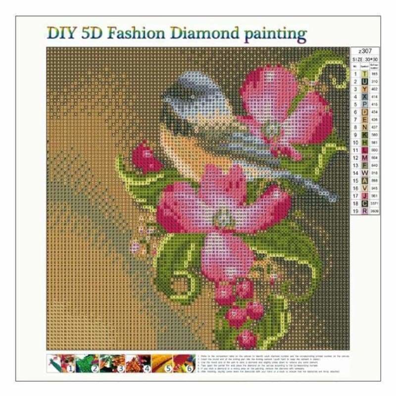 Full Drill - 5D DIY Diamond Painting Kits Cartoon Bird On
