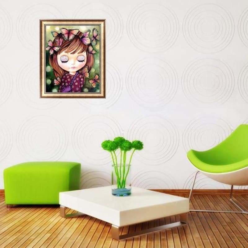 Full Drill - 5D DIY Diamond Painting Kits Cartoon Butterfly