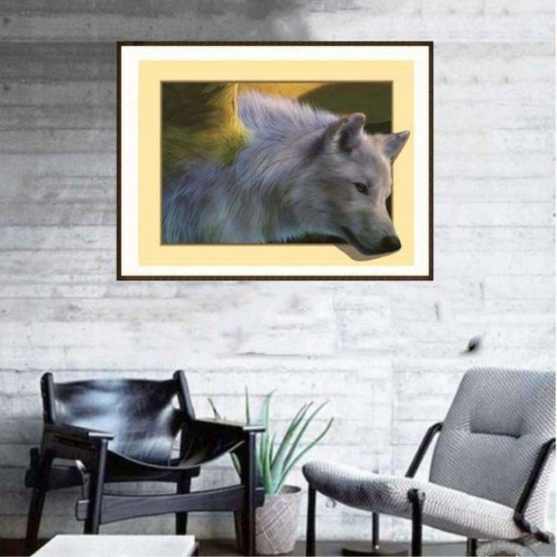 Full Drill - 5D DIY Diamond Painting Kits Cartoon Cool Wolf