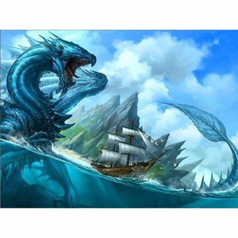 Full Drill - 5D DIY Diamond Painting Kits Cartoon Dragon