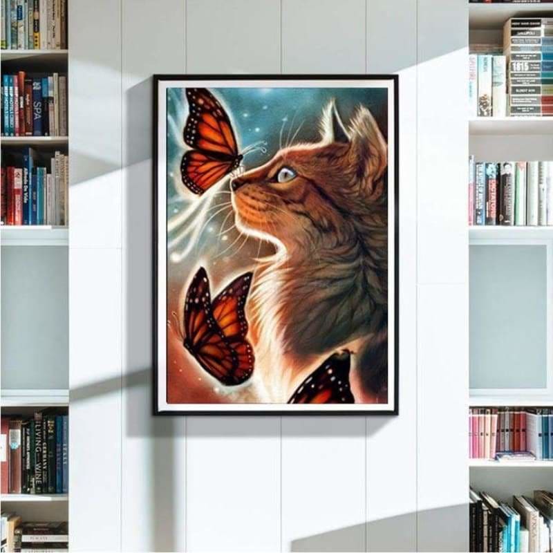 Full Drill - 5D DIY Diamond Painting Kits Cartoon Dream Cat