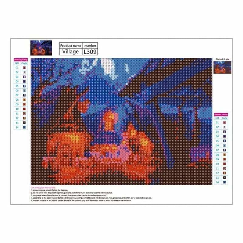 Full Drill - 5D DIY Diamond Painting Kits Cartoon Halloween