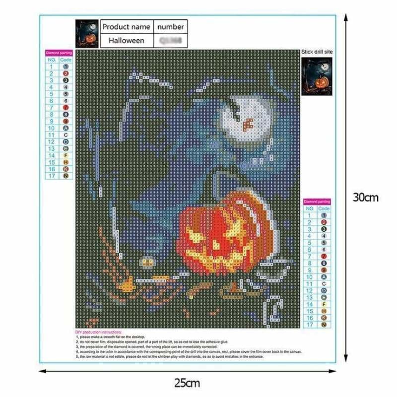 Full Drill - 5D DIY Diamond Painting Kits Cartoon Halloween
