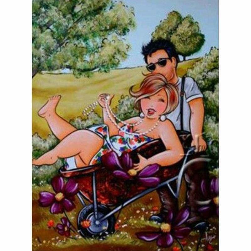 Full Drill - 5D DIY Diamond Painting Kits Cartoon Happy Fat