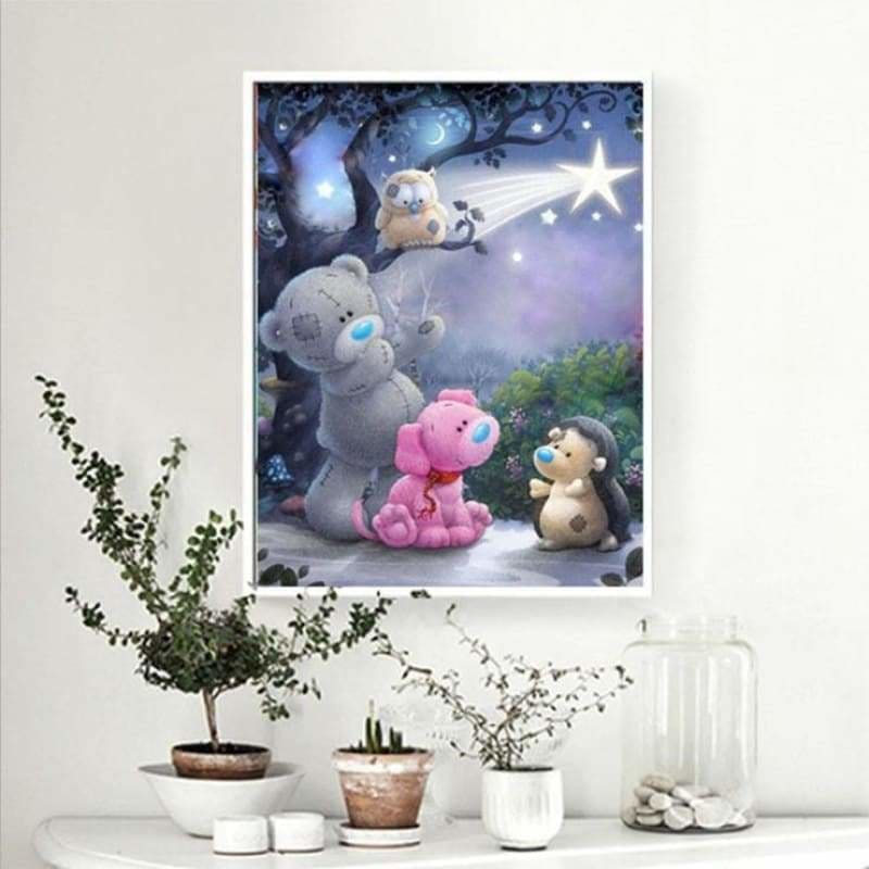 Full Drill - 5D DIY Diamond Painting Kits Cartoon Warm Cute