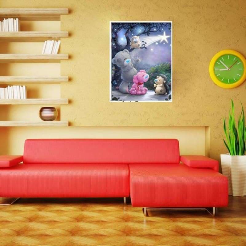 Full Drill - 5D DIY Diamond Painting Kits Cartoon Warm Cute