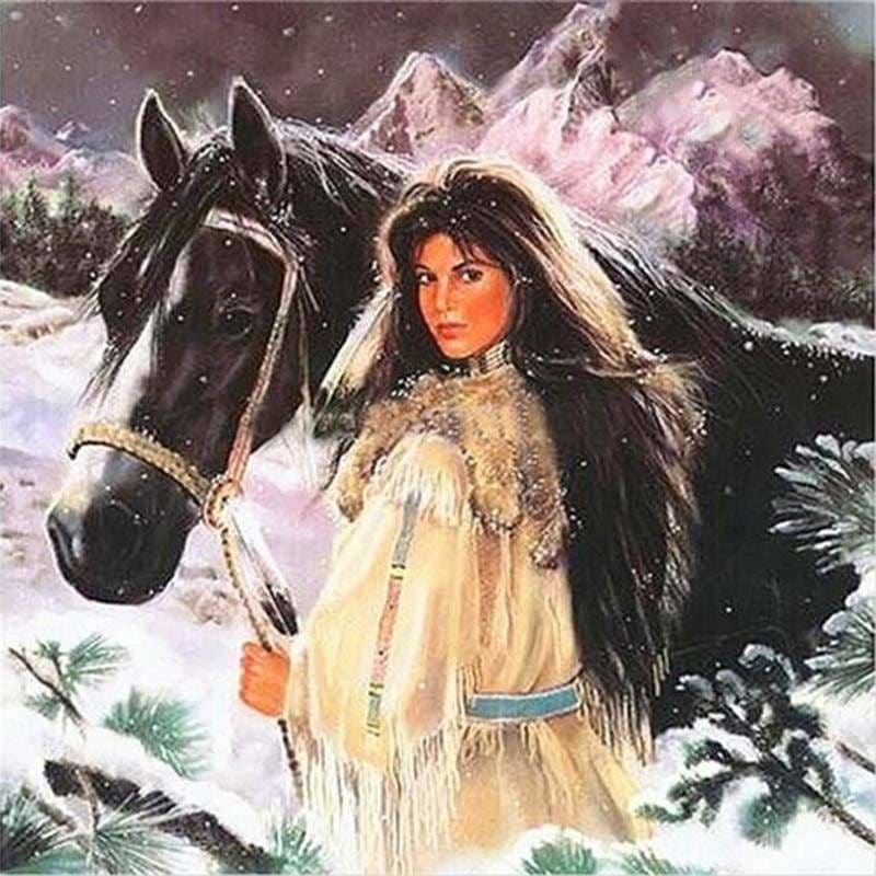 Full Drill - 5D DIY Diamond Painting Kits Cartoon Winter