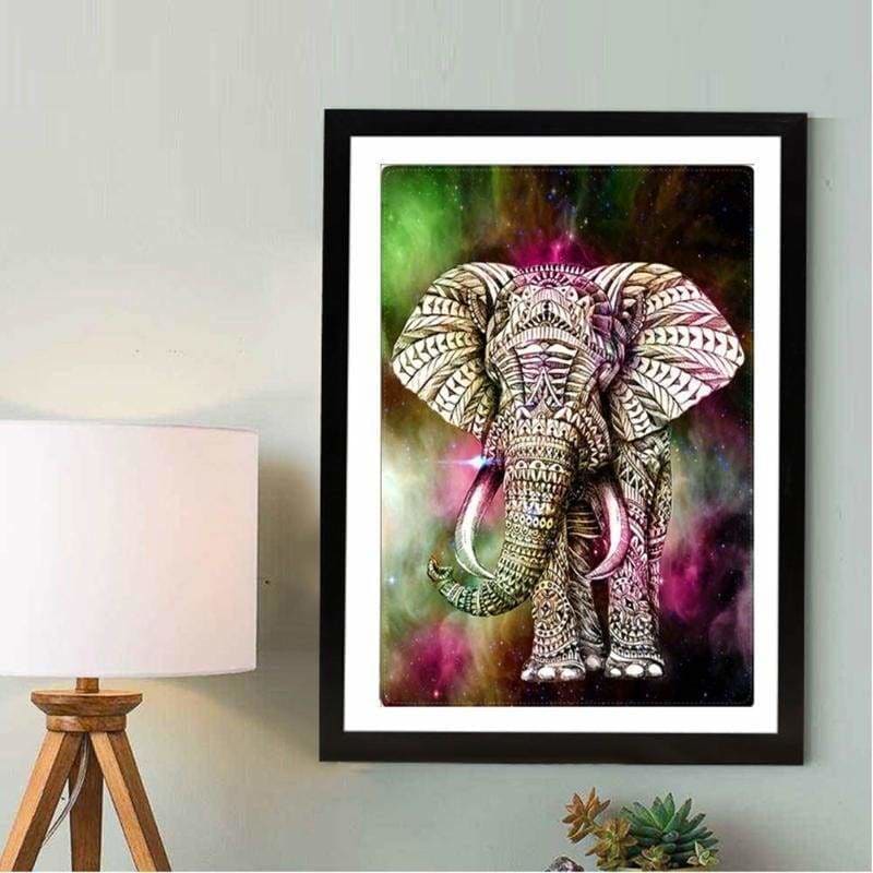 Full Drill - 5D DIY Diamond Painting Kits Colorful Elephant