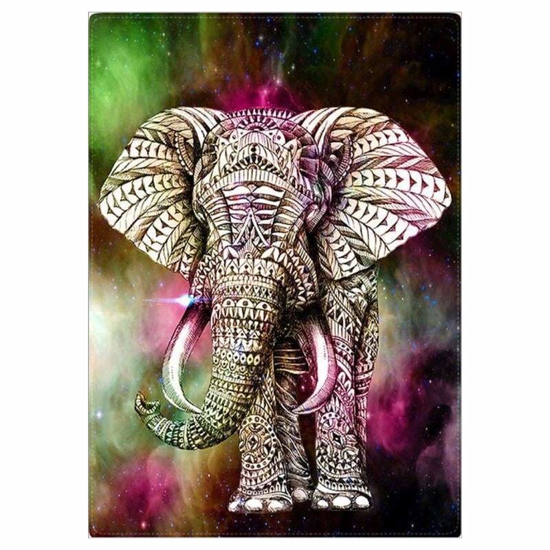 Full Drill - 5D DIY Diamond Painting Kits Colorful Elephant