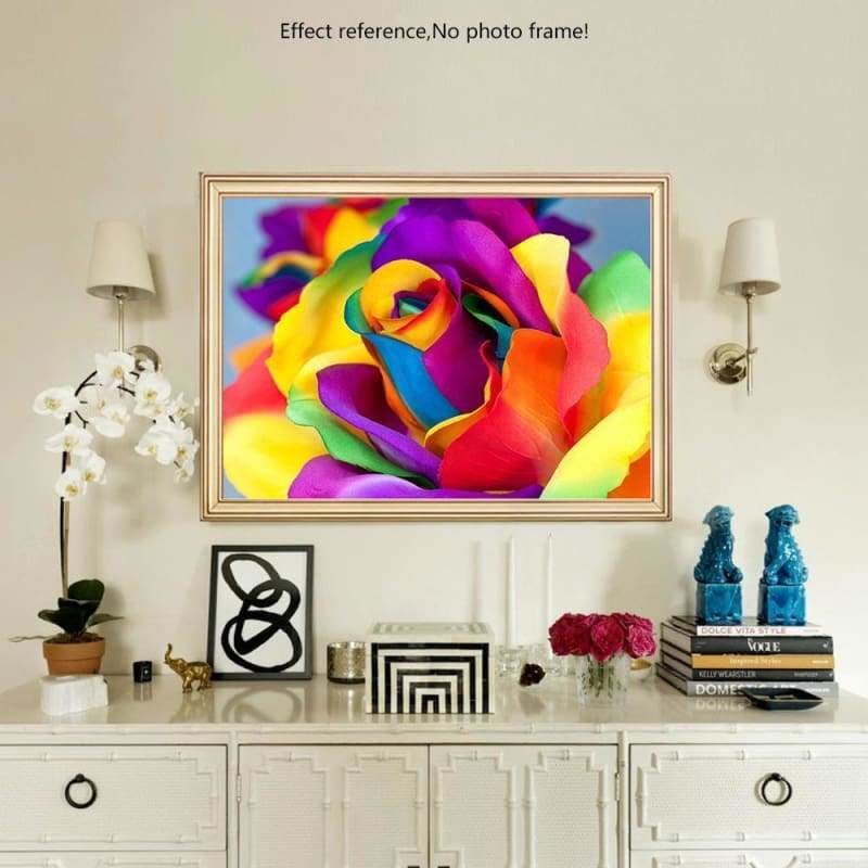 Full Drill - 5D DIY Diamond Painting Kits Colorful Flower -