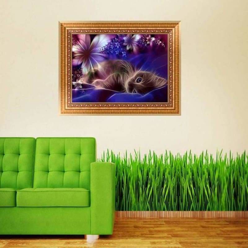 Full Drill - 5D DIY Diamond Painting Kits Dream Cat And