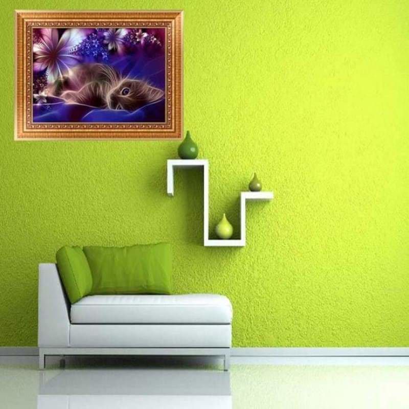 Full Drill - 5D DIY Diamond Painting Kits Dream Cat And