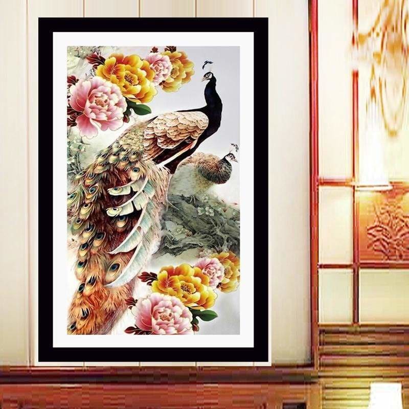 Full Drill - 5D DIY Diamond Painting Kits Dream Peacock