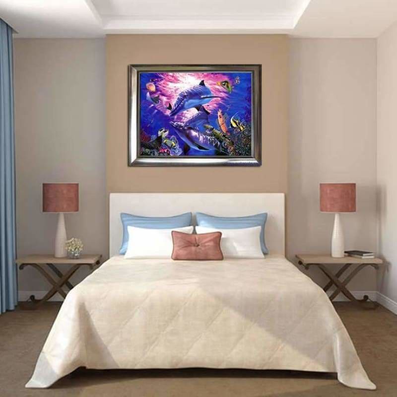 Full Drill - 5D DIY Diamond Painting Kits Fantastic Sea