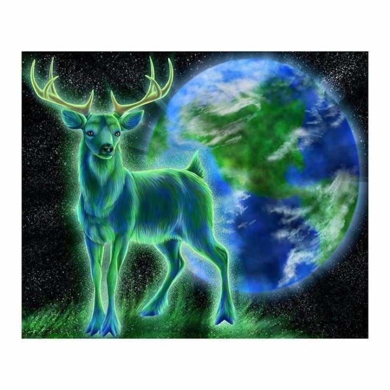 Full Drill - 5D DIY Diamond Painting Kits Fantasy Green and