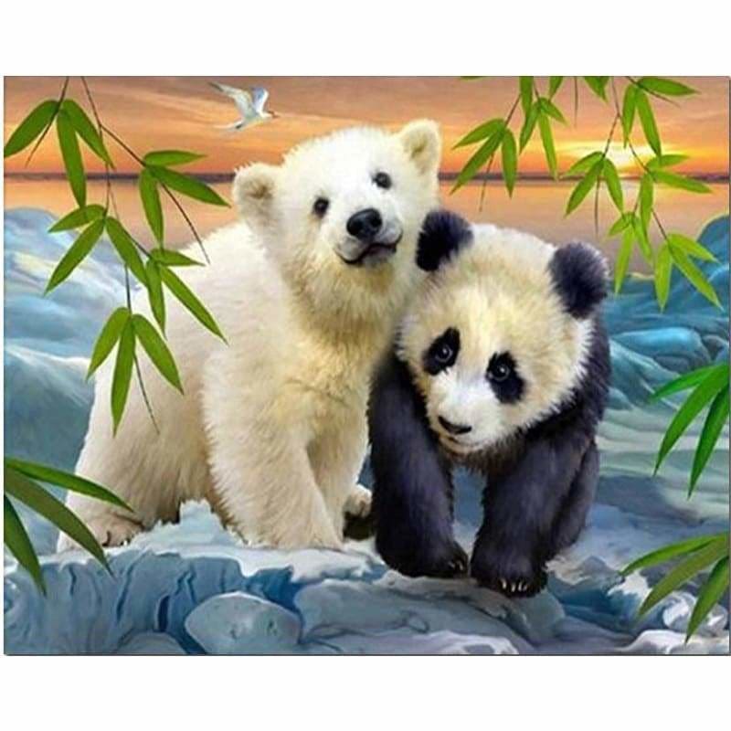Full Drill - 5D Diy Diamond Painting Kits Friendly White