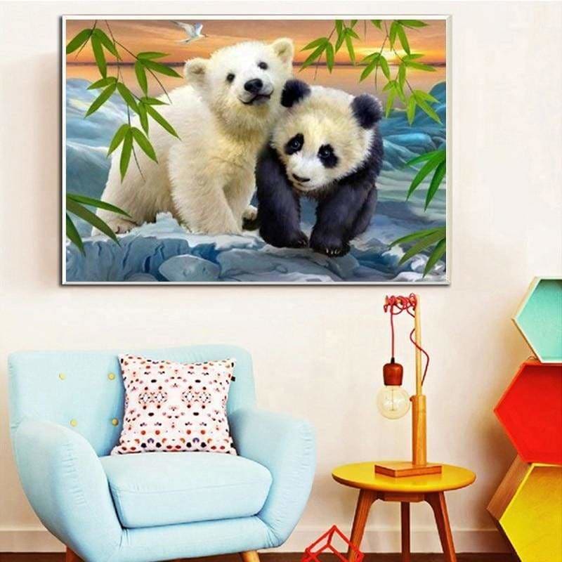 Full Drill - 5D Diy Diamond Painting Kits Friendly White