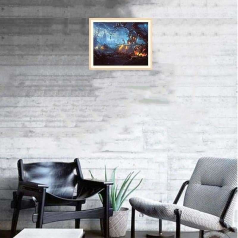 Full Drill - 5D DIY Diamond Painting Kits Halloween Pumpkin