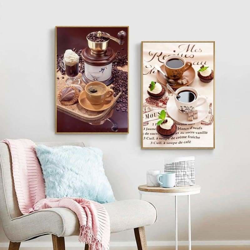 Full Drill - 5D DIY Diamond Painting Kits Literary Coffee
