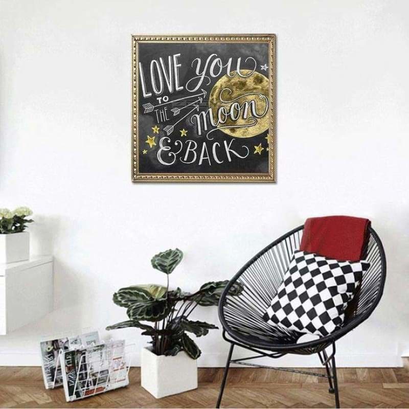 Full Drill - 5D DIY Diamond Painting Kits Love You To The