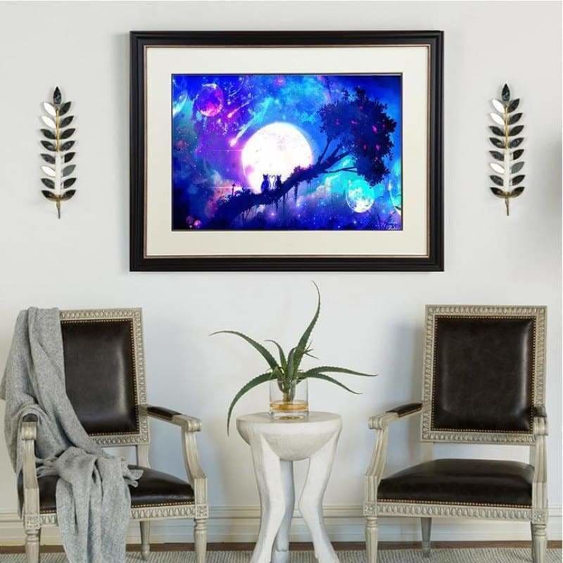 Full Drill - 5D DIY Diamond Painting Kits Magical Cat in