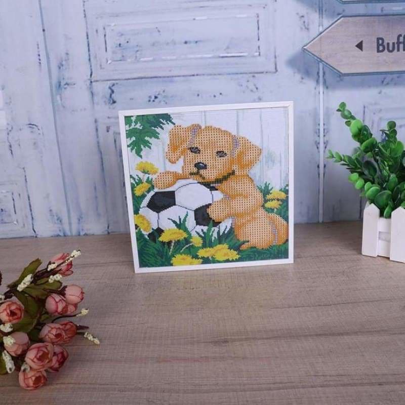 Full Drill - 5D DIY Diamond Painting Kits Pet Dog Football