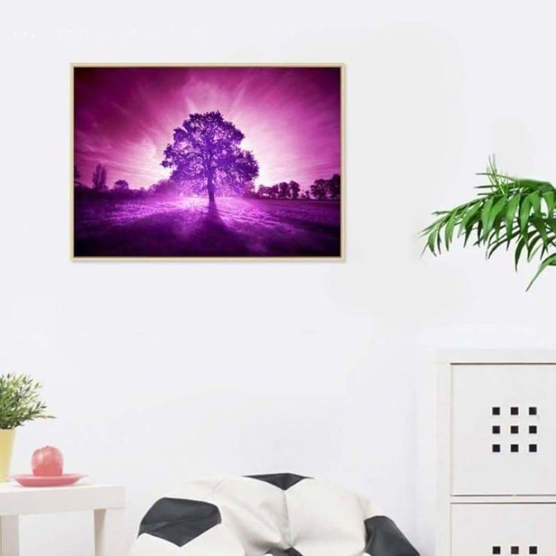 Full Drill - 5D DIY Diamond Painting Kits Purple style